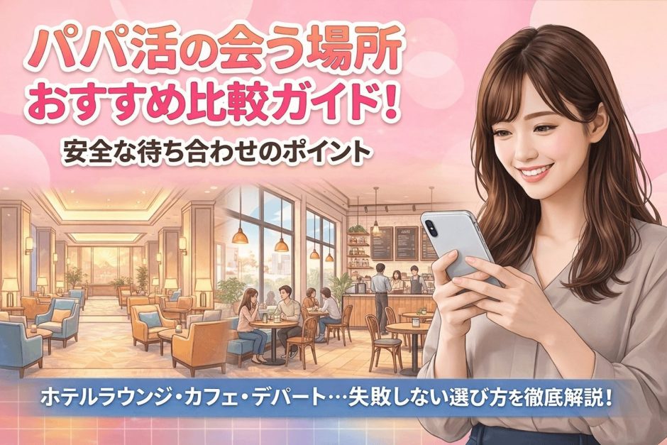 パパ活の会う場所おすすめ比較ガイド！安全な待ち合わせのポイント