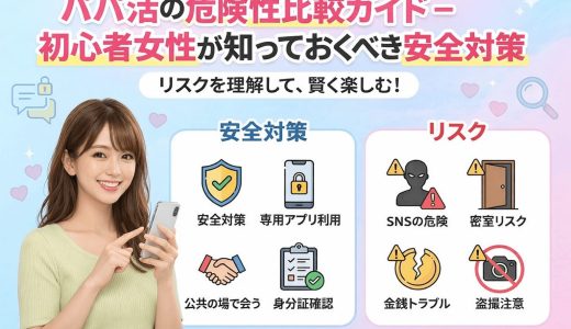 パパ活の危険性比較ガイド – 初心者女性が知っておくべき安全対策
