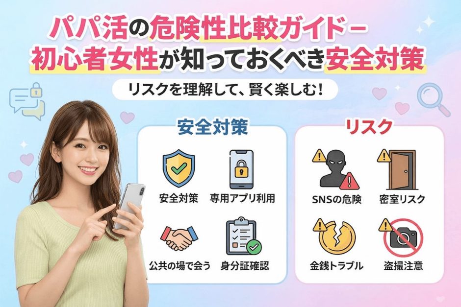 パパ活の危険性比較ガイド – 初心者女性が知っておくべき安全対策