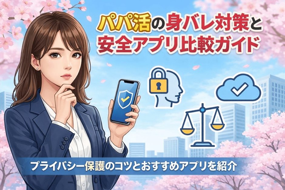 パパ活の身バレ対策と安全アプリ比較ガイド