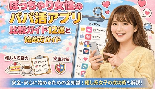 ぽっちゃり女性のパパ活アプリ比較ガイド12選と始め方ガイド