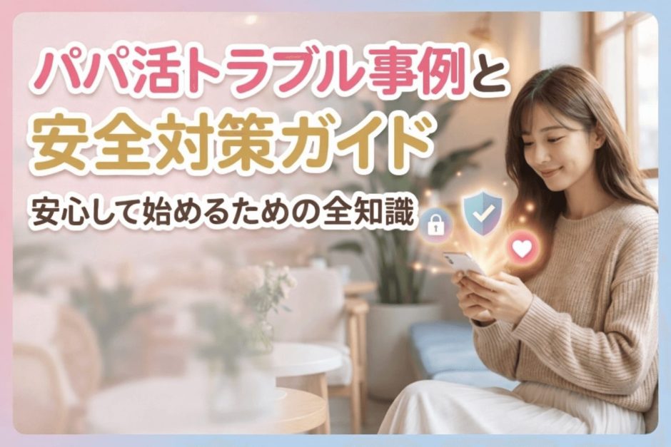 パパ活トラブル事例と安全対策ガイド｜安心して始めるための全知識